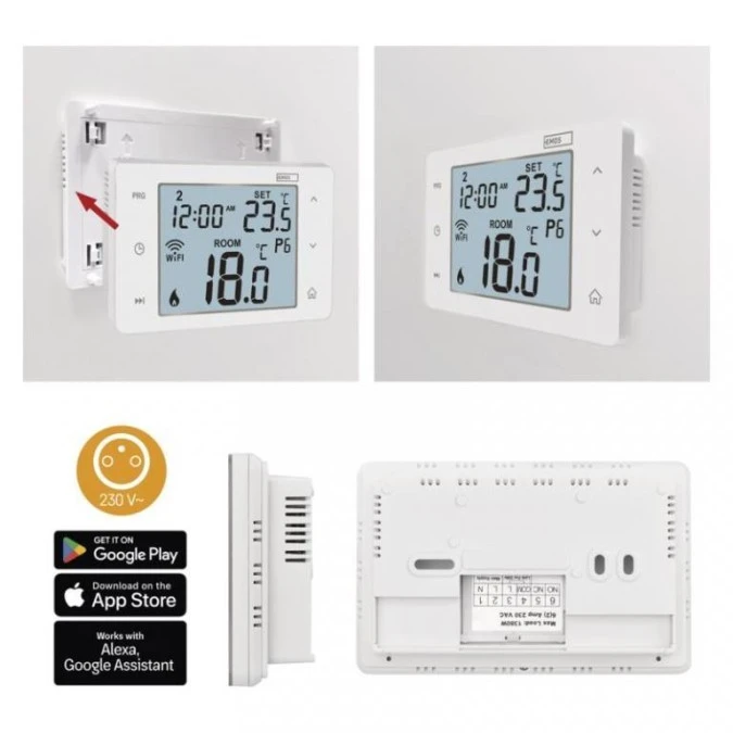 GoSmart Cyfrowy termostat pokojowy z Wi‑Fi P56201