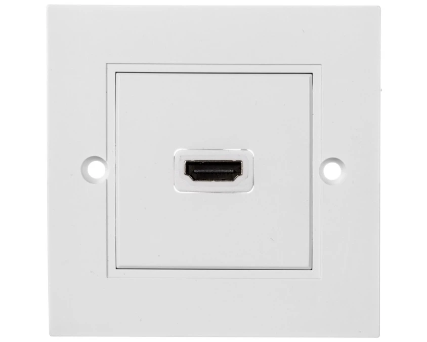 Gniazdo podtynkowe HDMI białe z gniazdem HDMI 51722