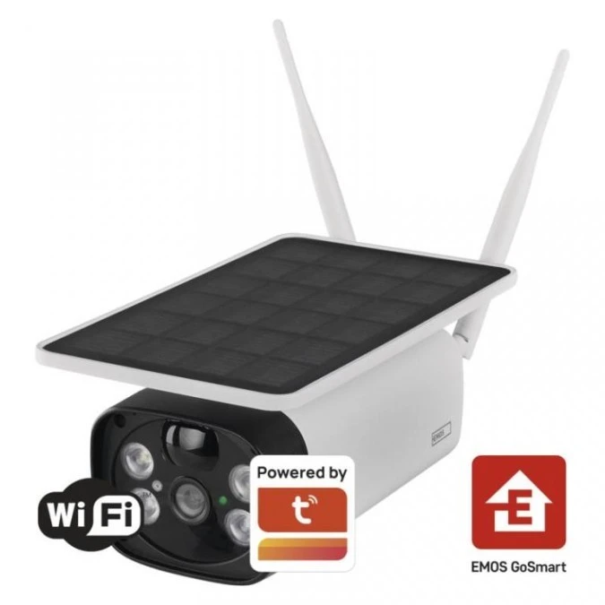 GoSmart Kamera zewnętrzna IP‑600 EYE z Wi‑Fi, akumulatorem i panelem solarnym H4056
