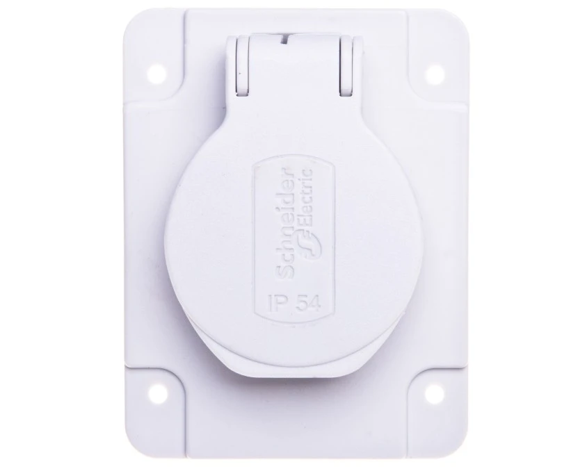 Gniazdo stałe 3P 16A 230V szare IP54 PKS61G