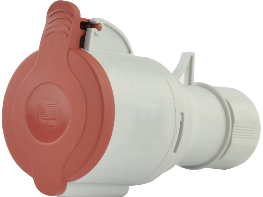 Gniazdo przenośne 5P 32A 400V czerwone IP44 ISN 3253