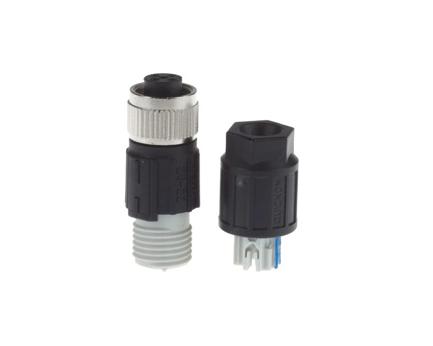 Gniazdo proste 4P M12 typ A 3,5‑6mm SACC M12FS‑4QO‑0,34‑M 1641688
