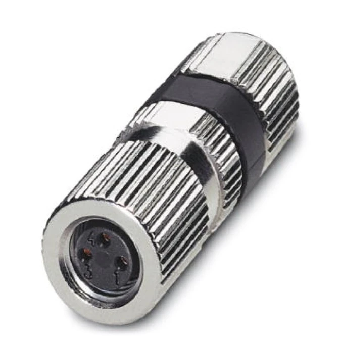 Gniazdo proste 3P M8 5mm SACC‑M8FS‑3PCON 1506778