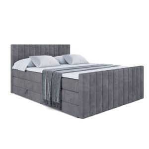 Łóżko kontynentalne z pojemnikiem i materacem H3|H4 EDITA-Z KING 120x200cm 208816 Łóżko kontynentalne z pojemnikiem i materacem H3|H4 EDITA-Z KING 120x200cm 208816