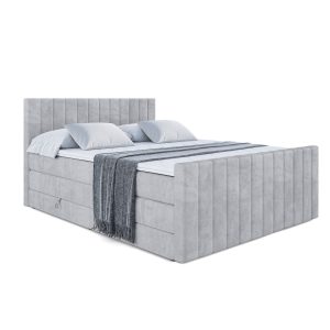 Łóżko kontynentalne z pojemnikiem i materacem H3|H4 EDITA-Z KING 140x200cm 208810 Łóżko kontynentalne z pojemnikiem i materacem H3|H4 EDITA-Z KING 140x200cm 208810