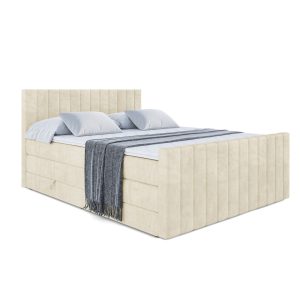 Łóżko kontynentalne z pojemnikiem i materacem H3|H4 EDITA-Z KING 180x200cm 208877 Łóżko kontynentalne z pojemnikiem i materacem H3|H4 EDITA-Z KING 180x200cm 208877
