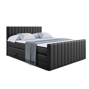 Łóżko kontynentalne z pojemnikiem i materacem H3|H4 EDITA-Z KING 180x200cm 241823 Łóżko kontynentalne z pojemnikiem i materacem H3|H4 EDITA-Z KING 180x200cm 241823