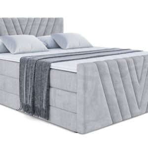 Łóżko kontynentalne z pojemnikiem i materacem H3|H4 ERNINA-Z KING 160x200cm 208808 Łóżko kontynentalne z pojemnikiem i materacem H3|H4 ERNINA-Z KING 160x200cm 208808