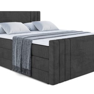 Łóżko kontynentalne z pojemnikiem i materacem H3|H4 IDRIKO-Z KING 120x200cm 237587 Łóżko kontynentalne z pojemnikiem i materacem H3|H4 IDRIKO-Z KING 120x200cm 237587