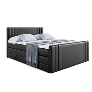 Łóżko kontynentalne z pojemnikiem i materacem H3|H4 IDRIKO-Z KING 200x200cm 237575 Łóżko kontynentalne z pojemnikiem i materacem H3|H4 IDRIKO-Z KING 200x200cm 237575