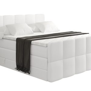 Łóżko kontynentalne z pojemnikiem i materacem H3|H4 LIRO-Z KING 200x200cm 525168 Łóżko kontynentalne z pojemnikiem i materacem H3|H4 LIRO-Z KING 200x200cm 525168