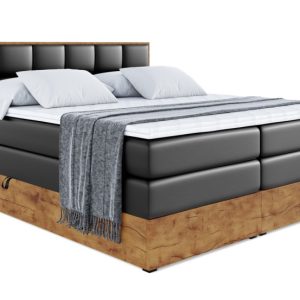 Łóżko kontynentalne z pojemnikiem i materacem H3|H4 LOLLI2 KING 180×200 cm 664392
