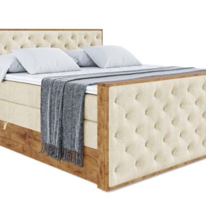 Łóżko kontynentalne z pojemnikiem i materacem H3|H4 LOLLI3-Z KING 140x200cm 654926 Łóżko kontynentalne z pojemnikiem i materacem H3|H4 LOLLI3-Z KING 140x200cm 654926