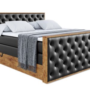 Łóżko kontynentalne z pojemnikiem i materacem H3|H4 LOLLI3-Z KING 160x200cm 654793 Łóżko kontynentalne z pojemnikiem i materacem H3|H4 LOLLI3-Z KING 160x200cm 654793