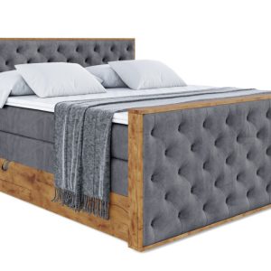 Łóżko kontynentalne z pojemnikiem i materacem H3|H4 LOLLI3-Z KING 180x200cm 654670 Łóżko kontynentalne z pojemnikiem i materacem H3|H4 LOLLI3-Z KING 180x200cm 654670