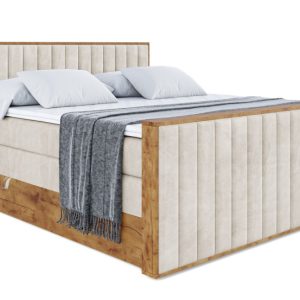 Łóżko kontynentalne z pojemnikiem i materacem H3|H4 LOLLI4-Z KING 140x200cm 654866 Łóżko kontynentalne z pojemnikiem i materacem H3|H4 LOLLI4-Z KING 140x200cm 654866