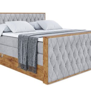 Łóżko kontynentalne z pojemnikiem i materacem H3|H4 LOLLI5-Z KING 140x200cm 654790 Łóżko kontynentalne z pojemnikiem i materacem H3|H4 LOLLI5-Z KING 140x200cm 654790