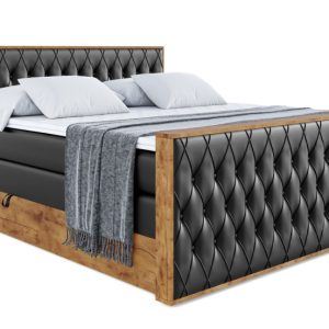 Łóżko kontynentalne z pojemnikiem i materacem H3|H4 LOLLI5-Z KING 180x200cm 654864 Łóżko kontynentalne z pojemnikiem i materacem H3|H4 LOLLI5-Z KING 180x200cm 654864