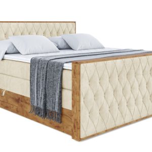 Łóżko kontynentalne z pojemnikiem i materacem H3|H4 LOLLI5-Z KING 180x200cm 655112 Łóżko kontynentalne z pojemnikiem i materacem H3|H4 LOLLI5-Z KING 180x200cm 655112