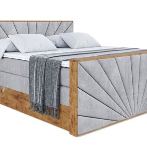 Łóżko kontynentalne z pojemnikiem i materacem H3|H4 LOLLI6-Z KING 120x200cm 654885 Łóżko kontynentalne z pojemnikiem i materacem H3|H4 LOLLI6-Z KING 120x200cm 654885