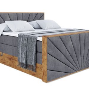 Łóżko kontynentalne z pojemnikiem i materacem H3|H4 LOLLI6-Z KING 180x200cm 654914 Łóżko kontynentalne z pojemnikiem i materacem H3|H4 LOLLI6-Z KING 180x200cm 654914
