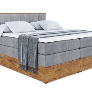 Łóżko kontynentalne z pojemnikiem i materacem H3|H4 LOLLI7 KING 160×200 cm 664367 Łóżko kontynentalne z pojemnikiem i materacem H3|H4 LOLLI7 KING 160×200 cm 664367