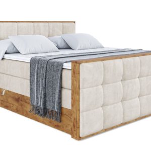 Łóżko kontynentalne z pojemnikiem i materacem H3|H4 LOLLI7-Z KING 120x200cm 654682 Łóżko kontynentalne z pojemnikiem i materacem H3|H4 LOLLI7-Z KING 120x200cm 654682