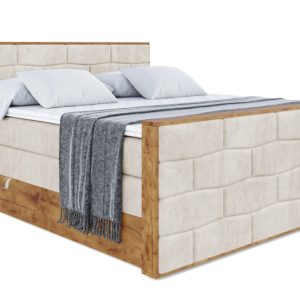 Łóżko kontynentalne z pojemnikiem i materacem H3|H4 LOLLI8-Z KING 140x200cm 654899 Łóżko kontynentalne z pojemnikiem i materacem H3|H4 LOLLI8-Z KING 140x200cm 654899