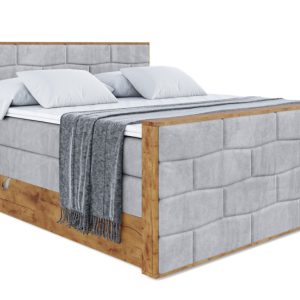 Łóżko kontynentalne z pojemnikiem i materacem H3|H4 LOLLI8-Z KING 160x200cm 654856 Łóżko kontynentalne z pojemnikiem i materacem H3|H4 LOLLI8-Z KING 160x200cm 654856