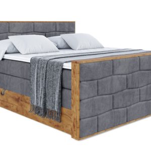 Łóżko kontynentalne z pojemnikiem i materacem H3|H4 LOLLI8-Z KING 180x200cm 654860 Łóżko kontynentalne z pojemnikiem i materacem H3|H4 LOLLI8-Z KING 180x200cm 654860