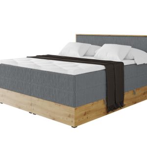 Łóżko kontynentalne z pojemnikiem i materacem H3|H4 LOLLI9 KING 120×200 992300