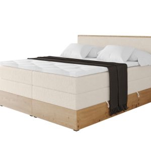 Łóżko kontynentalne z pojemnikiem i materacem H3|H4 LOLLI9 KING 140×200 992305