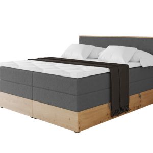Łóżko kontynentalne z pojemnikiem i materacem H3|H4 LOLLI9 KING 140×200 992344
