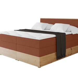 Łóżko kontynentalne z pojemnikiem i materacem H3|H4 LOLLI9 KING 140×200 992075