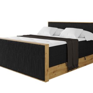 Łóżko kontynentalne z pojemnikiem i materacem H3|H4 LOLLI9-Z KING 140×200 992167