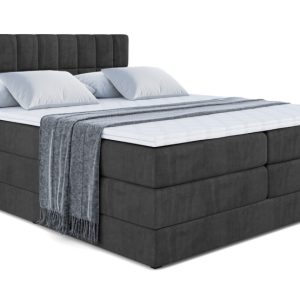 Łóżko kontynentalne z pojemnikiem i materacem H3|H4 MIAMI KING 180×200 cm 208460 Łóżko kontynentalne z pojemnikiem i materacem H3|H4 MIAMI KING 180×200 cm 208460