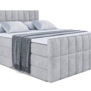 Łóżko kontynentalne z pojemnikiem i materacem H3|H4 MIAMI-Z KING 120x200cm 235842 Łóżko kontynentalne z pojemnikiem i materacem H3|H4 MIAMI-Z KING 120x200cm 235842