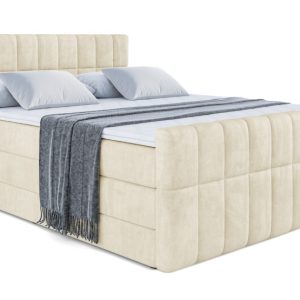 Łóżko kontynentalne z pojemnikiem i materacem H3|H4 MIAMI-Z KING 140x200cm 235754 Łóżko kontynentalne z pojemnikiem i materacem H3|H4 MIAMI-Z KING 140x200cm 235754