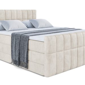 Łóżko kontynentalne z pojemnikiem i materacem H3|H4 MIAMI-Z KING 180x200cm 235769 Łóżko kontynentalne z pojemnikiem i materacem H3|H4 MIAMI-Z KING 180x200cm 235769
