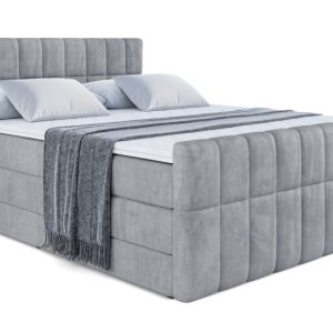 Łóżko kontynentalne z pojemnikiem i materacem H3|H4 MIAMI-Z KING 180x200cm 235788 Łóżko kontynentalne z pojemnikiem i materacem H3|H4 MIAMI-Z KING 180x200cm 235788