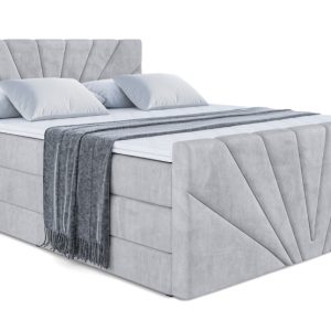 Łóżko kontynentalne z pojemnikiem i materacem H3|H4 MILTIO-Z KING 140x200cm 235479 Łóżko kontynentalne z pojemnikiem i materacem H3|H4 MILTIO-Z KING 140x200cm 235479