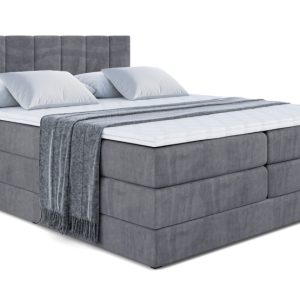 Łóżko kontynentalne z pojemnikiem i materacem H3|H4 MOETI KING 180×200 cm 235570 Łóżko kontynentalne z pojemnikiem i materacem H3|H4 MOETI KING 180×200 cm 235570
