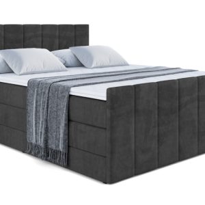 Łóżko kontynentalne z pojemnikiem i materacem H3|H4 MOETI-Z KING 140x200cm 235340 Łóżko kontynentalne z pojemnikiem i materacem H3|H4 MOETI-Z KING 140x200cm 235340