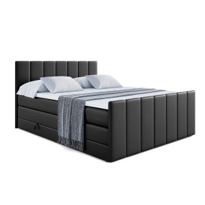 Łóżko kontynentalne z pojemnikiem i materacem H3|H4 MOETI-Z KING 160x200cm 235391 Łóżko kontynentalne z pojemnikiem i materacem H3|H4 MOETI-Z KING 160x200cm 235391