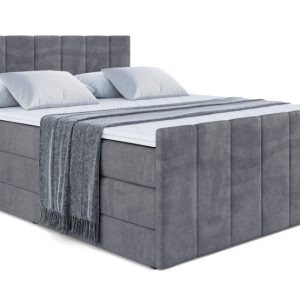 Łóżko kontynentalne z pojemnikiem i materacem H3|H4 MOETI-Z KING 180x200cm 235363 Łóżko kontynentalne z pojemnikiem i materacem H3|H4 MOETI-Z KING 180x200cm 235363