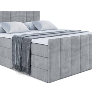 Łóżko kontynentalne z pojemnikiem i materacem H3|H4 MOETI-Z KING 200x200cm 235358 Łóżko kontynentalne z pojemnikiem i materacem H3|H4 MOETI-Z KING 200x200cm 235358