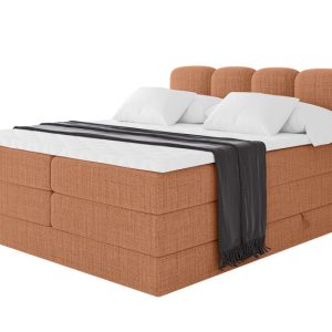 Łóżko kontynentalne z pojemnikiem i materacem H3|H4 NINA KING 140x200cm 901609 Łóżko kontynentalne z pojemnikiem i materacem H3|H4 NINA KING 140x200cm 901609