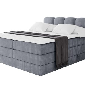 Łóżko kontynentalne z pojemnikiem i materacem H3|H4 NINA KING 180x200cm 902194 Łóżko kontynentalne z pojemnikiem i materacem H3|H4 NINA KING 180x200cm 902194