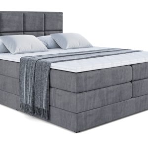 Łóżko kontynentalne z pojemnikiem i materacem H3|H4 NOVA KING 120×200 cm 443550 Łóżko kontynentalne z pojemnikiem i materacem H3|H4 NOVA KING 120×200 cm 443550