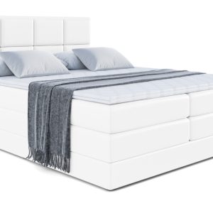 Łóżko kontynentalne z pojemnikiem i materacem H3|H4 NOVA KING 120×200 cm 443588 Łóżko kontynentalne z pojemnikiem i materacem H3|H4 NOVA KING 120×200 cm 443588